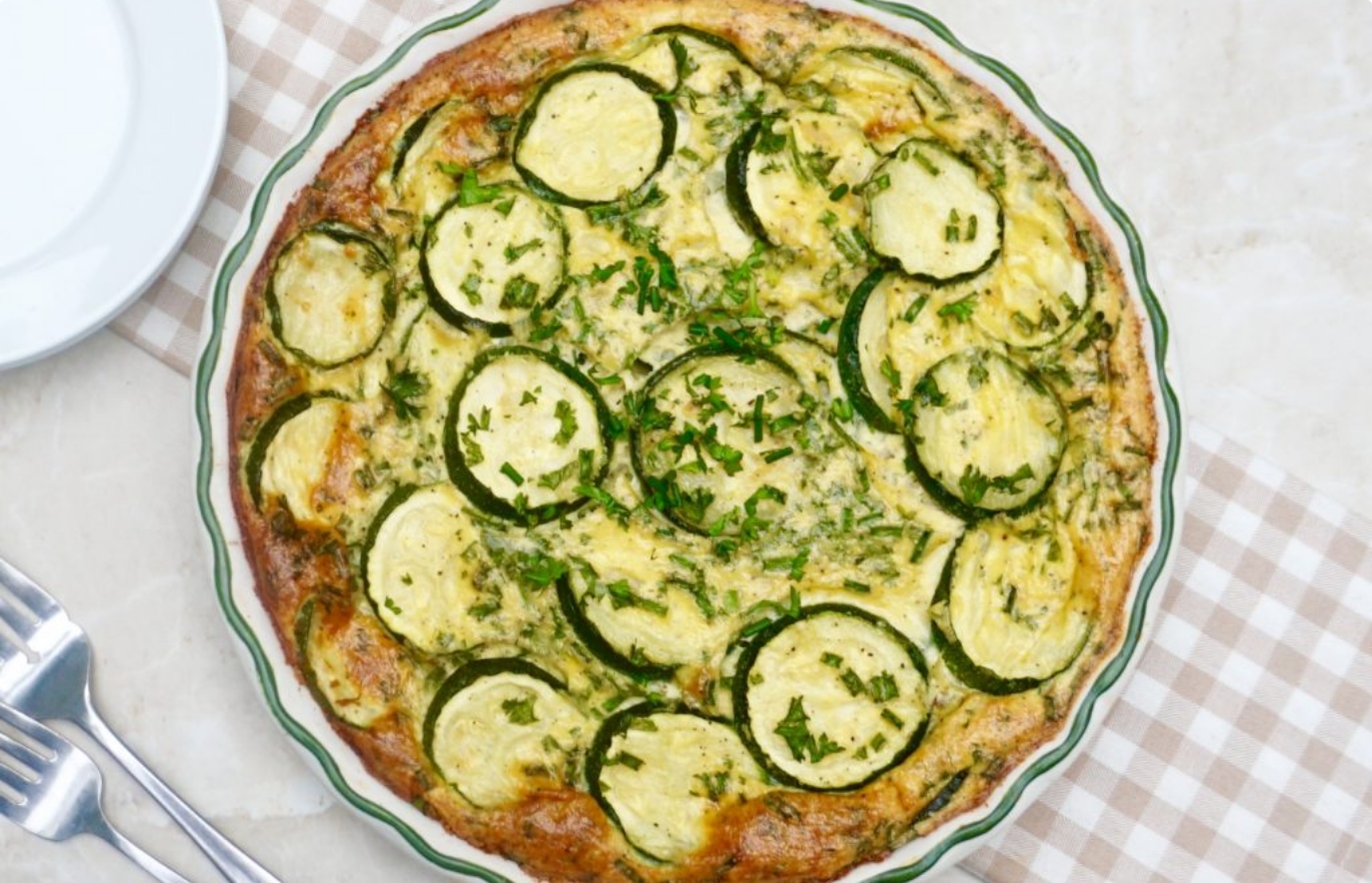 Zucchini and Herb Frittata: A Fresh Garden-to-Table Delight